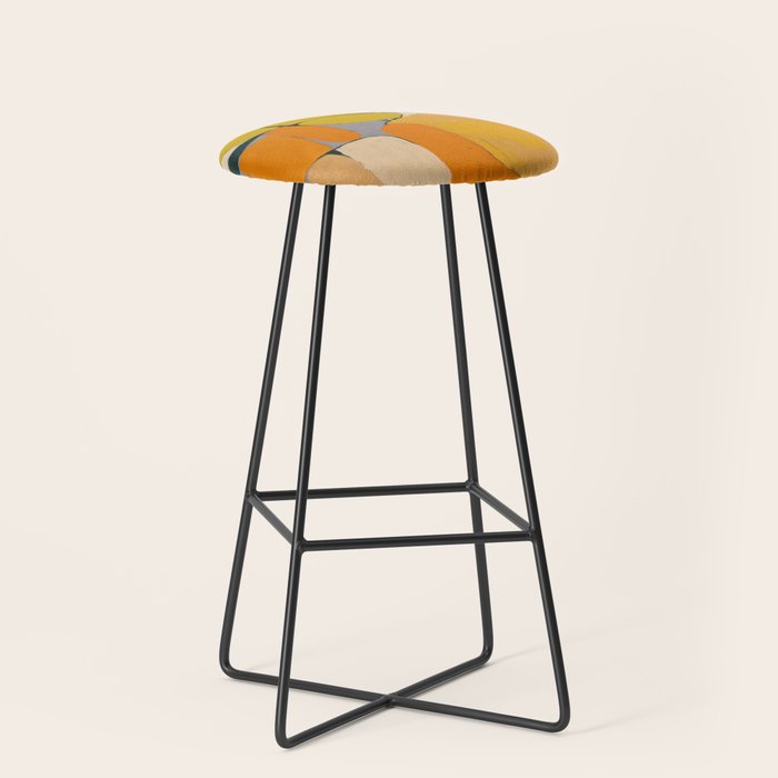 Mid Century Organic Shapes II Stool Gallery Image 1