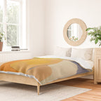 Mid Century Organic Shapes II Duvet Cover Gallery Image 2