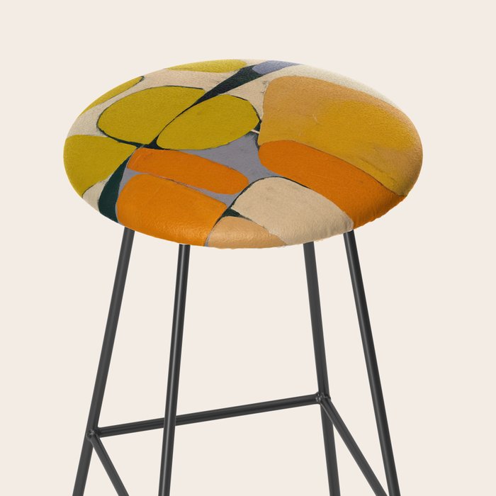 Mid Century Organic Shapes II Stool Gallery Image 2