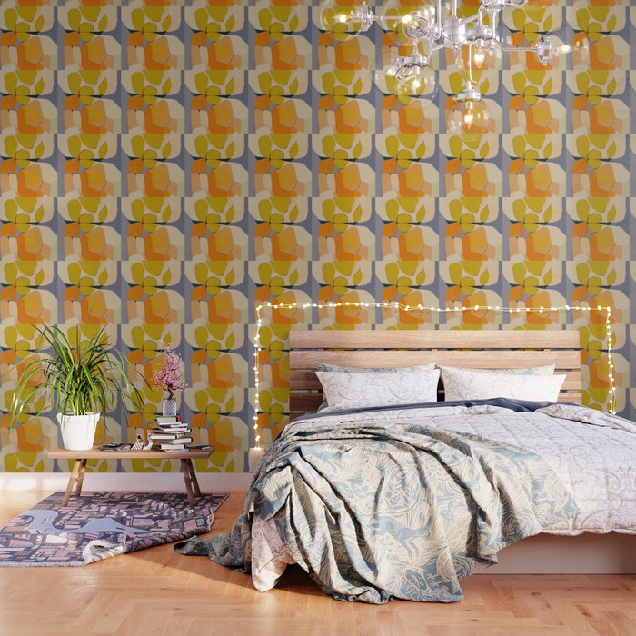 Mid Century Organic Shapes II Wallpaper Gallery Image 1