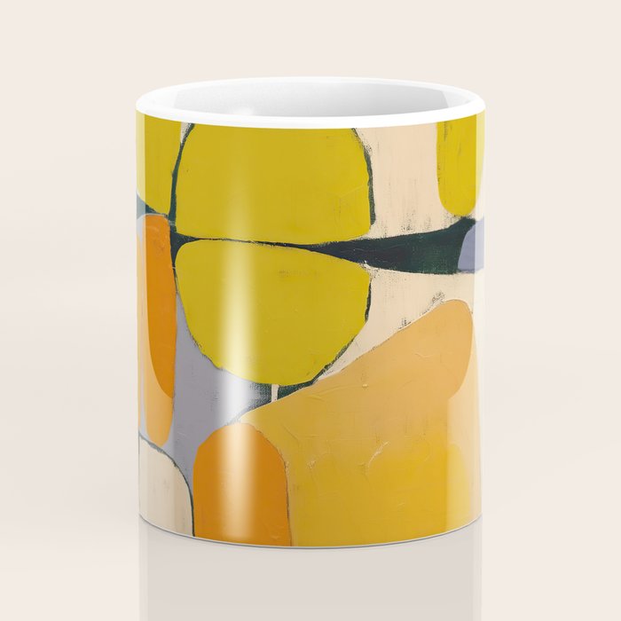 Mid Century Organic Shapes II Coffee Mug Gallery Image 4