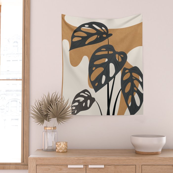 Minimalist Abstract Art Branch 6 Wall Tapestry Gallery Image 2