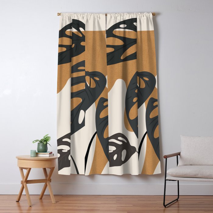 Minimalist Abstract Art Branch 6 Window Curtain Gallery Image 5