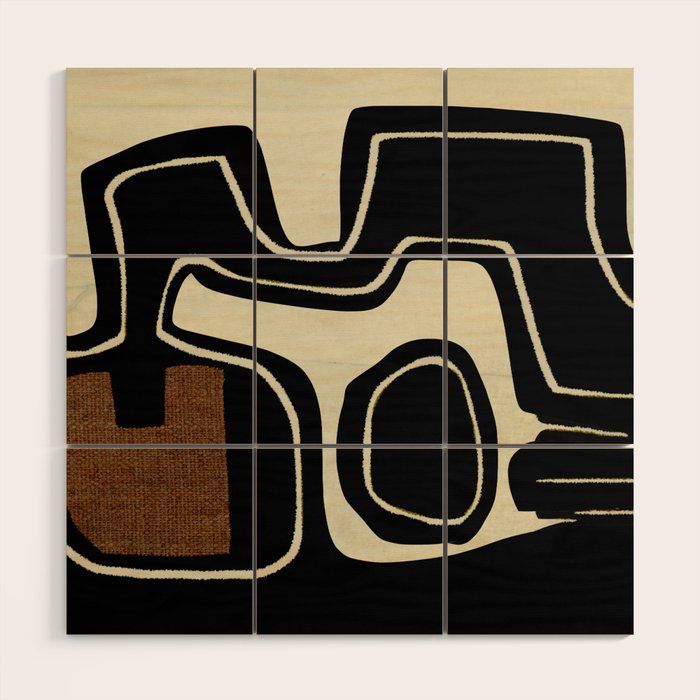 Worked Wood Wall Art Gallery Image 1
