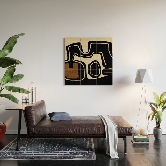 Worked Wood Wall Art Gallery Image 2