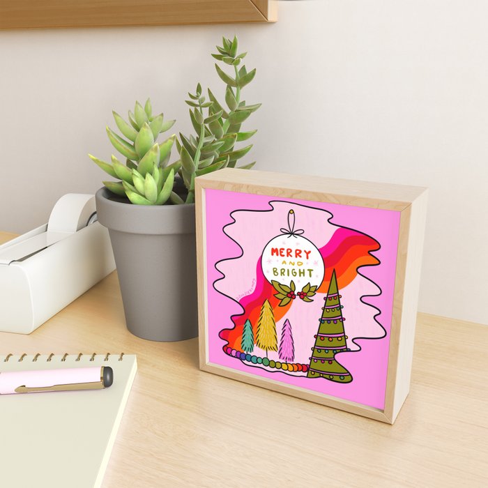 Merry and Bright Mini Art Print Gallery Image 2