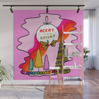 Merry and Bright Wall Mural Gallery Image 1