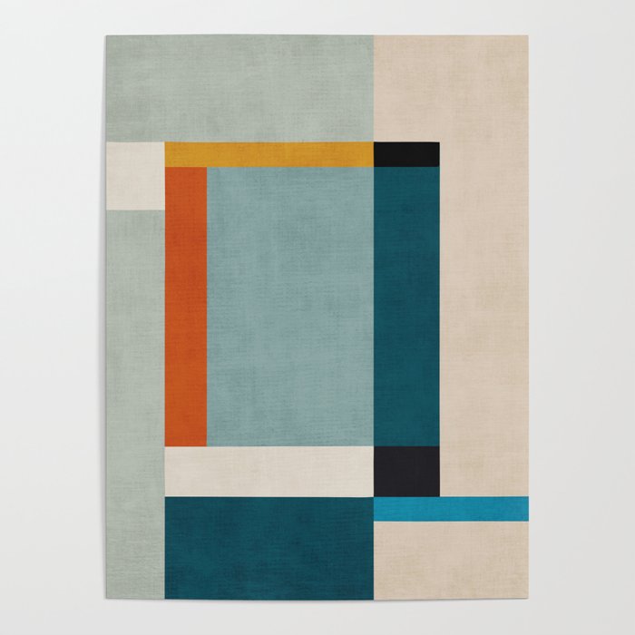 Geometric Minimalist Modern Artwork II Poster Gallery Image 1