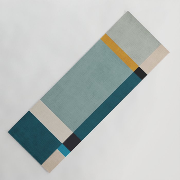 Geometric Minimalist Modern Artwork II Yoga Mat Gallery Image 1