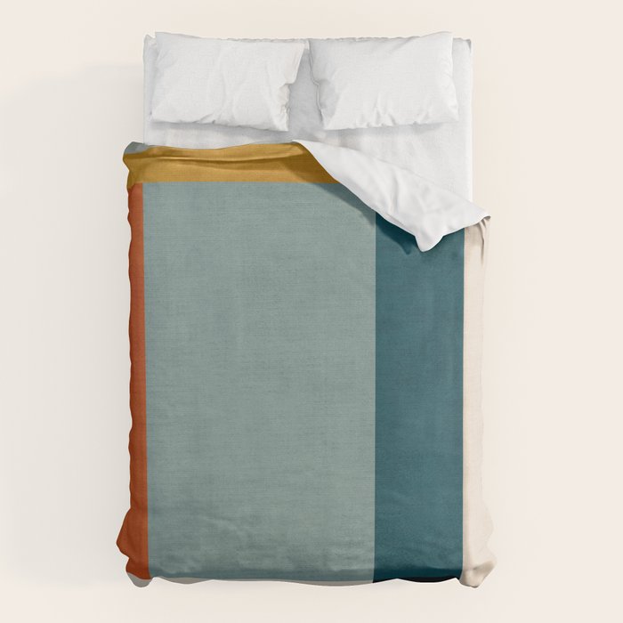 Geometric Minimalist Modern Artwork II Duvet Cover Gallery Image 1