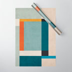 Geometric Minimalist Modern Artwork II Wrapping Paper Gallery Image 1