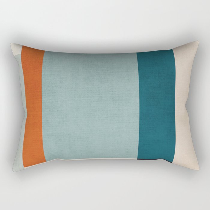 Geometric Minimalist Modern Artwork II Rectangular Pillow Gallery Image 1
