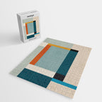 Geometric Minimalist Modern Artwork II Jigsaw Puzzle Gallery Image 2
