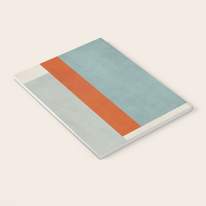 Geometric Minimalist Modern Artwork II Notebook Gallery Image 3