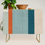 Geometric Minimalist Modern Artwork II Credenza Gallery Image 1