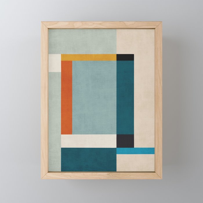 Geometric Minimalist Modern Artwork II Mini Art Print Gallery Image 1
