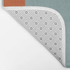 Geometric Minimalist Modern Artwork II Bath Mat Gallery Image 2