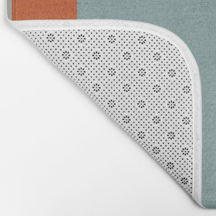Geometric Minimalist Modern Artwork II Bath Mat Gallery Image 2