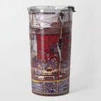 Salem Massachusetts Wharves Diagram Travel Mug Gallery Image 2