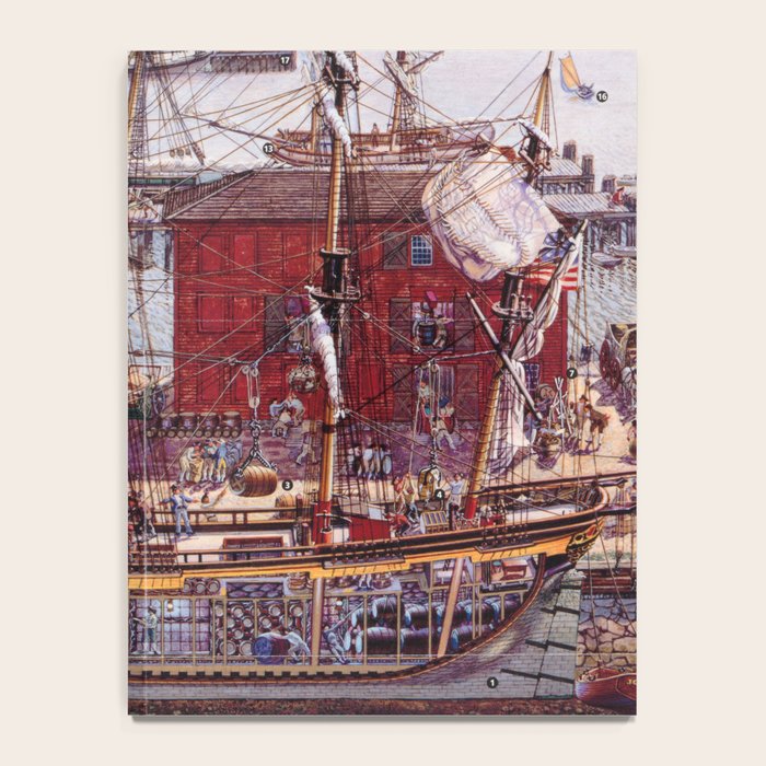 Salem Massachusetts Wharves Diagram Notebook Gallery Image 4