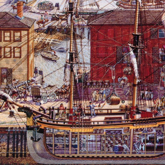 Salem Massachusetts Wharves Diagram Coffee Mug Gallery Image 2