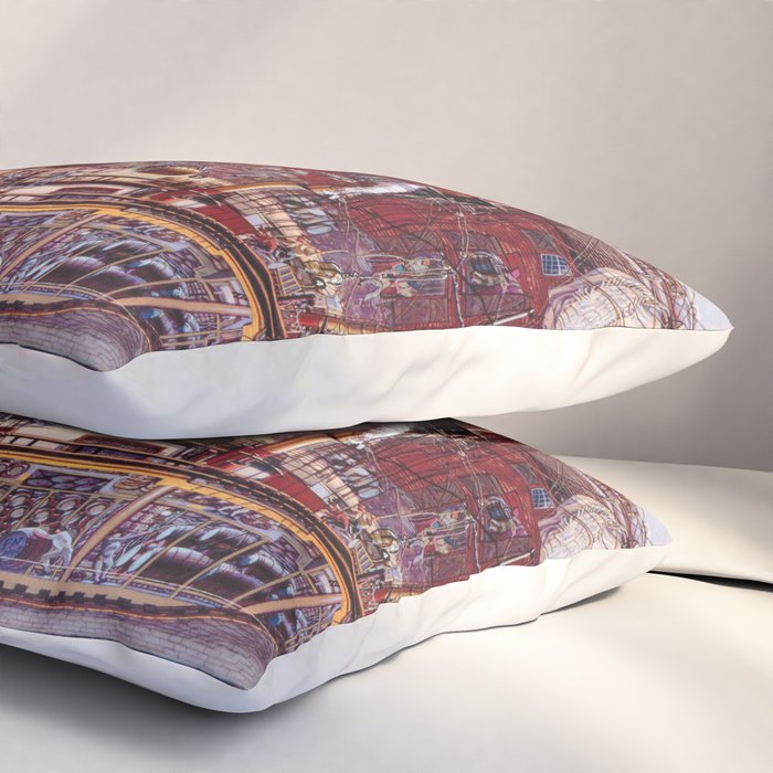 Salem Massachusetts Wharves Diagram Pillow Sham Gallery Image 3