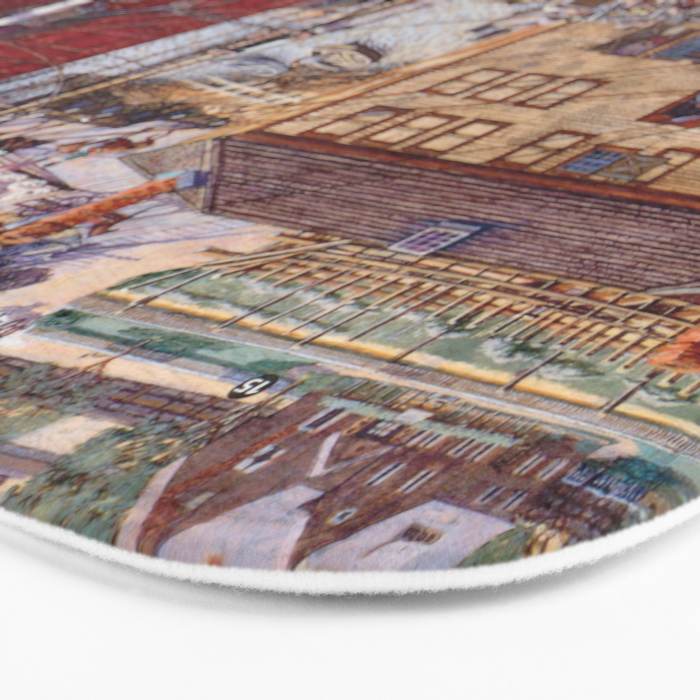 Salem Massachusetts Wharves Diagram Bath Mat Gallery Image 3