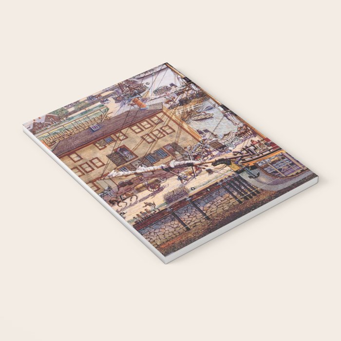 Salem Massachusetts Wharves Diagram Notebook Gallery Image 3