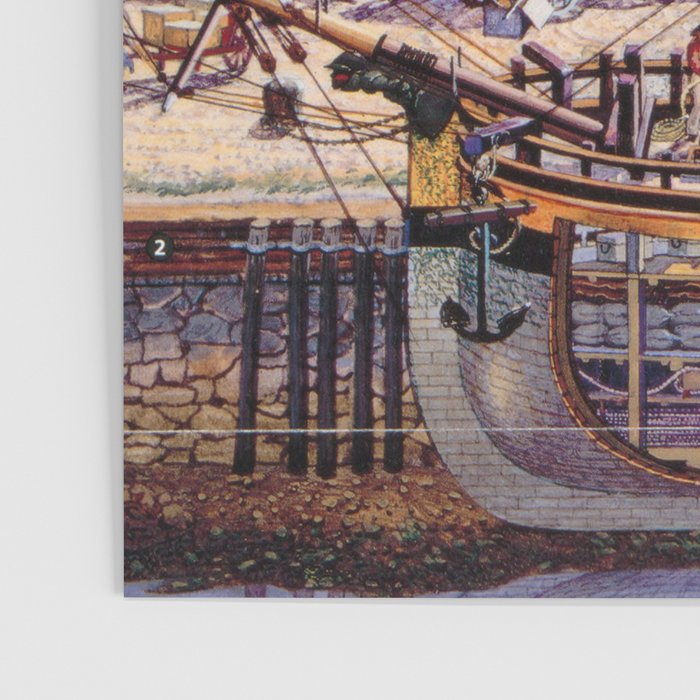 Salem Massachusetts Wharves Diagram Poster Gallery Image 3