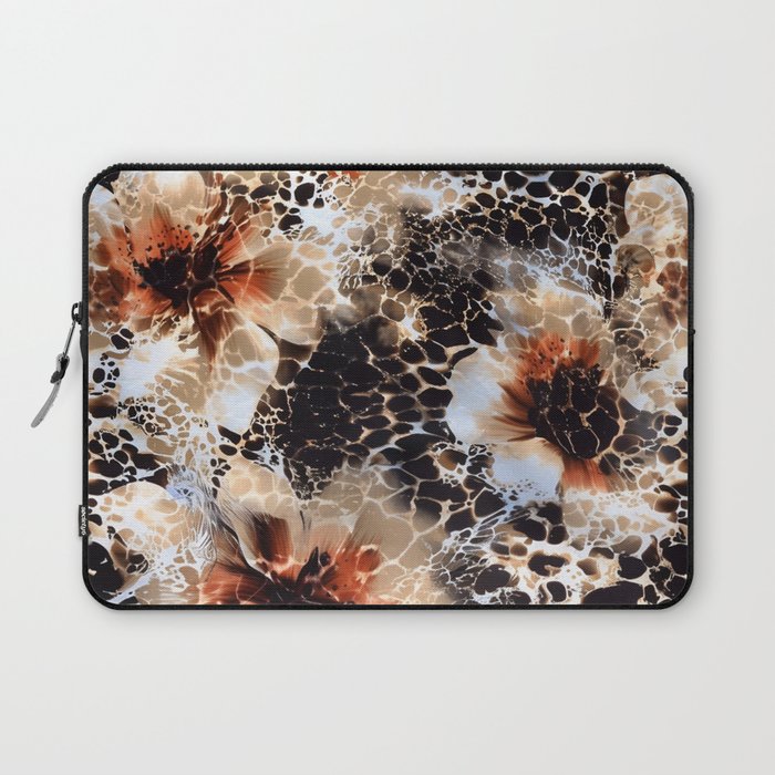 Leopard Pattern Animal Print Laptop Sleeve Gallery Image 1