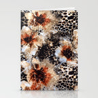 Leopard Pattern Animal Print Stationery Card Gallery Image 2