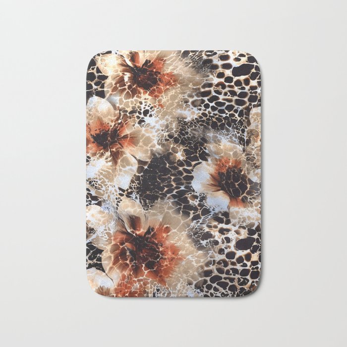Leopard Pattern Animal Print Bath Mat Gallery Image 1