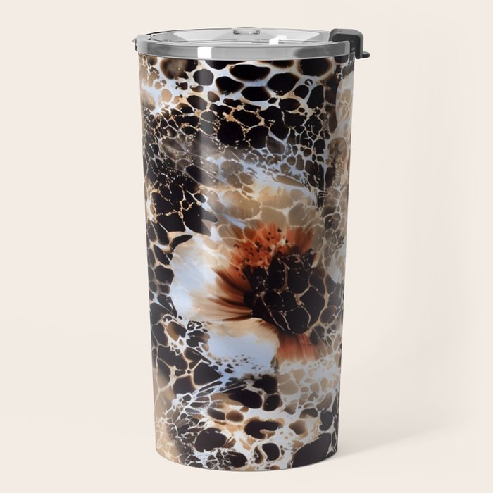 Leopard Pattern Animal Print Travel Mug Gallery Image 2