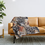 Leopard Pattern Animal Print Throw Blanket Gallery Image 1