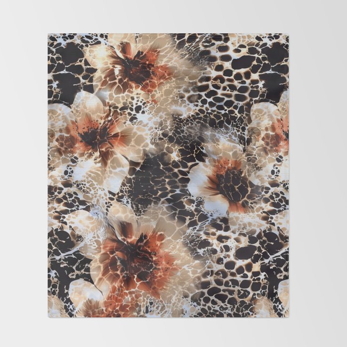 Leopard Pattern Animal Print Throw Blanket Gallery Image 2