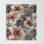 Leopard Pattern Animal Print Throw Blanket Gallery Image 2