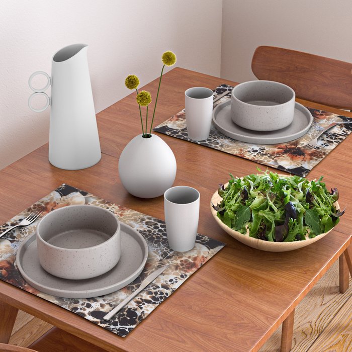 Leopard Pattern Animal Print Placemat Gallery Image 2