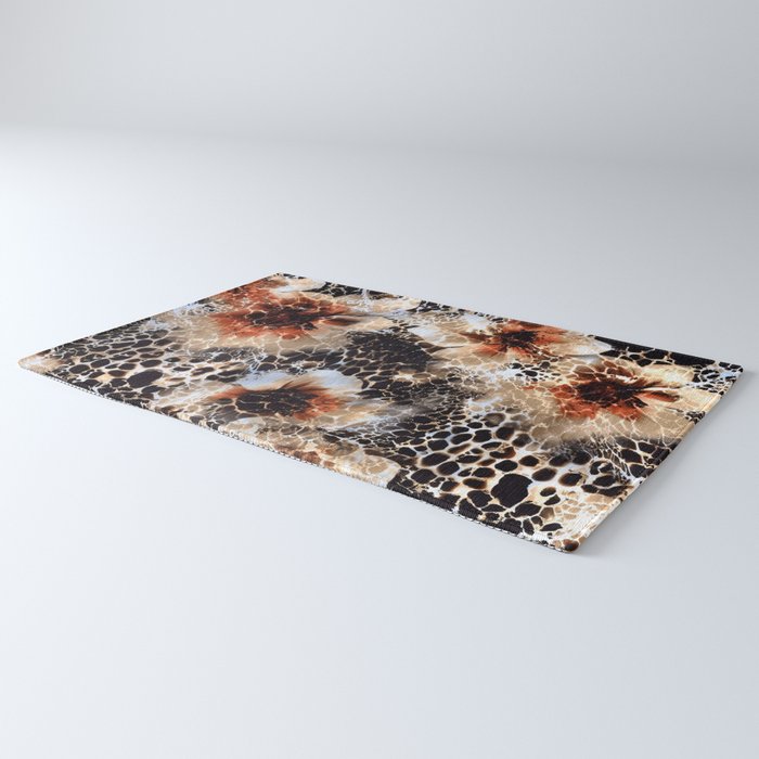 Leopard Pattern Animal Print Rug Gallery Image 3