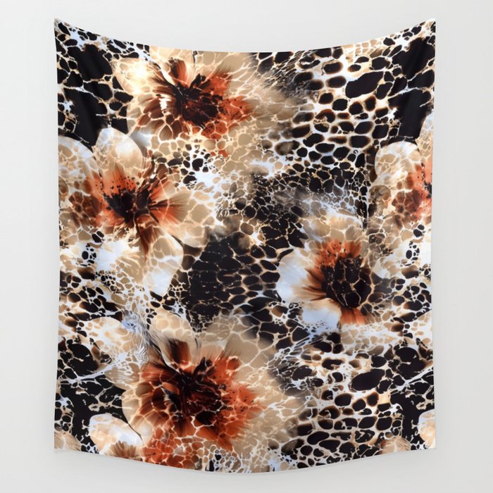 Leopard Pattern Animal Print Wall Tapestry Gallery Image 4