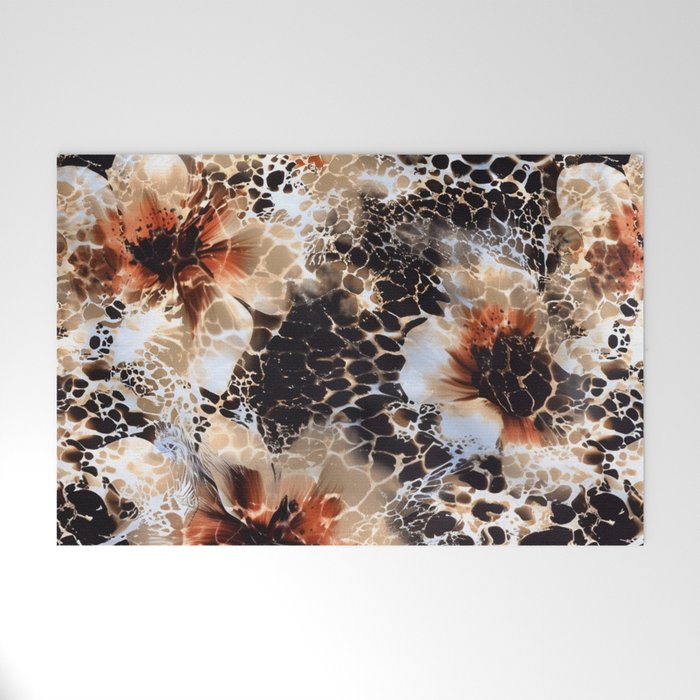 Leopard Pattern Animal Print Welcome Mat Gallery Image 1