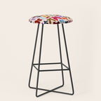 Bow Collage Print Stool Gallery Image 1