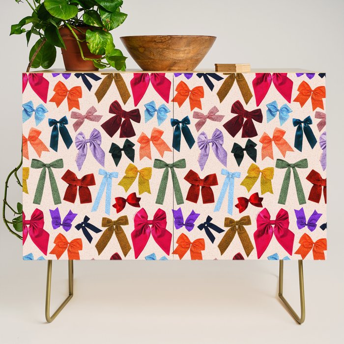 Bow Collage Print Credenza Gallery Image 1