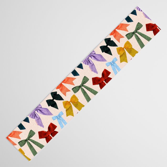 Bow Collage Print Table Runner Gallery Image 3