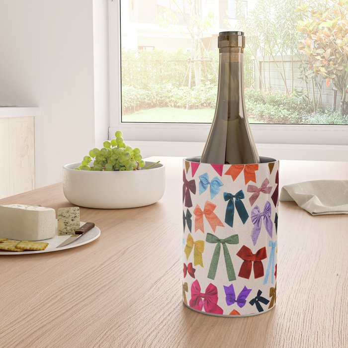 Bow Collage Print Wine Chiller Gallery Image 4