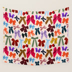 Bow Collage Print Wall Tapestry Gallery Image 4