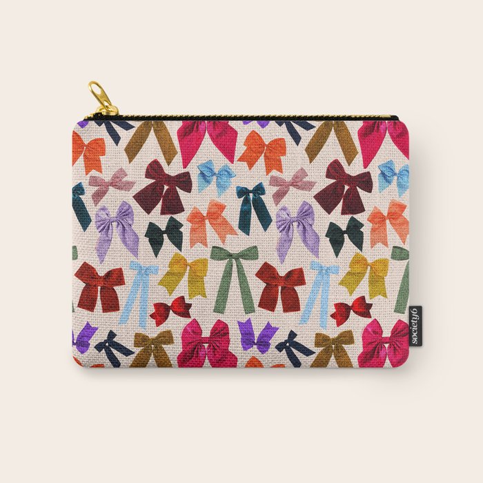 Bow Collage Print Carry All Pouch Gallery Image 1