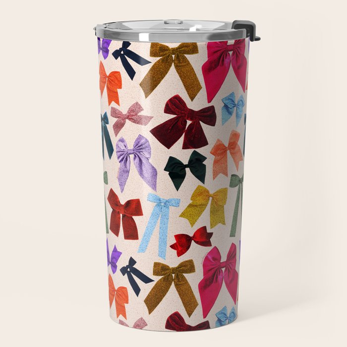 Bow Collage Print Travel Mug Gallery Image 2