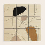 Thin Flow I Wood Wall Art Gallery Image 1
