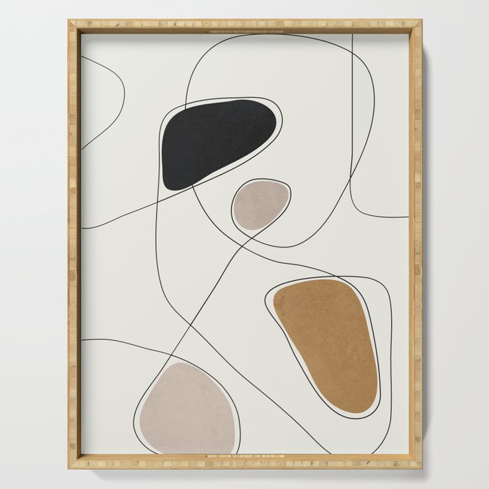 Thin Flow I Serving Tray Gallery Image 1