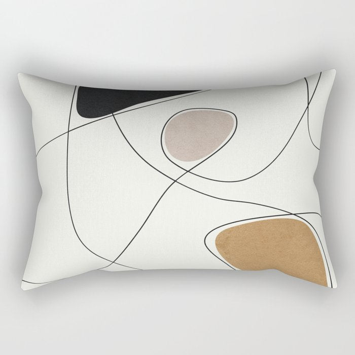 Thin Flow I Rectangular Pillow Gallery Image 1